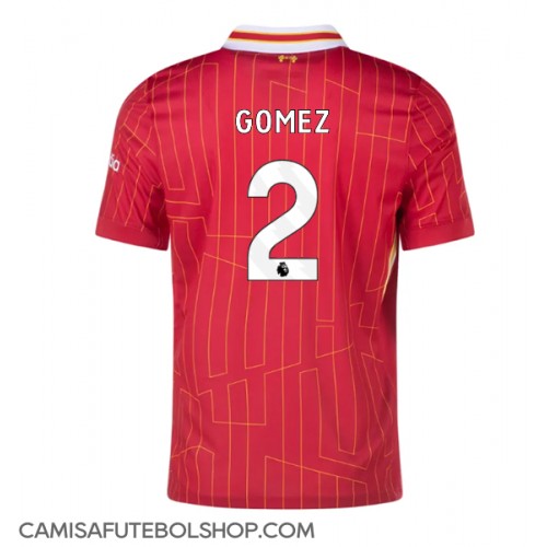 Camisa de time de futebol Liverpool Joe Gomez #2 Replicas 1º Equipamento 2024-25 Manga Curta